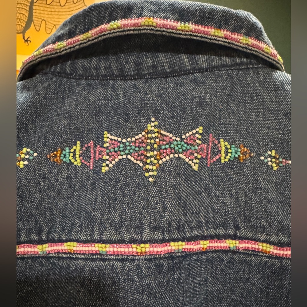 Pendleton Beaded Denim Jacket - image 3